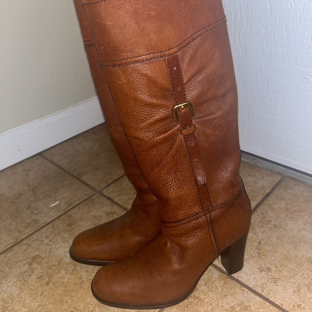 Vintage Prada Knee High Brown Boots